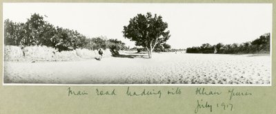 The Main Road Leading into Khan Yunis by Capt. Arthur Rhodes